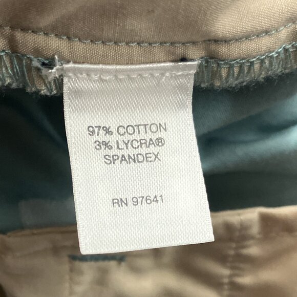 J. Jill 4 Light Blue Live In Chino Slim Straight Cotton Spandex Stretch Pants - Picture 5 of 5